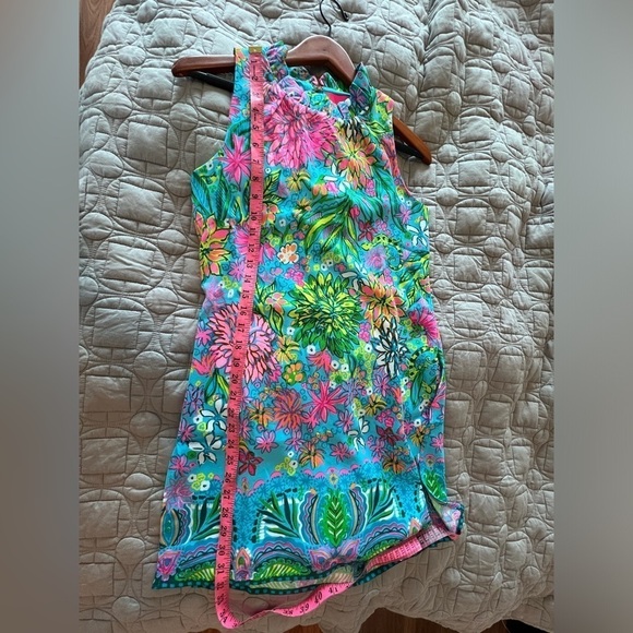 Lilly Pulitzer Adalina Romper Seabreeze Blue Walking On Sunshine NWT - Picture 13 of 16